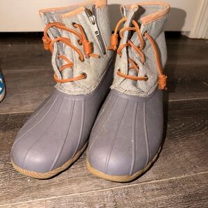 Sperry Women's Lace Up Boots - Cream